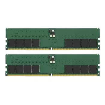 Комплект памяти DDR5 DIMM 64Gb (2x32Gb), 4800MHz, CL40, 1.1V, Kingston (KVR48U40BD8K2-64) Retail