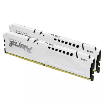 Комплект памяти DDR5 DIMM 64Gb (2x32Gb), 5600MHz, CL40, 1.1V, Kingston, FURY Beast White (KF556C40BWK2-64) Retail
