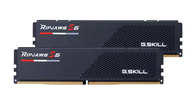 Комплект памяти DDR5 DIMM 64Gb (2x32Gb), 5600MHz, CL36, 1.25V, G.Skill Ripjaws S5 (F5-5600J3636D32GX2-RS5K) Retail