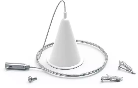 Комплект подвесной Gauss TR120 для трековых систем, белый (TR120)