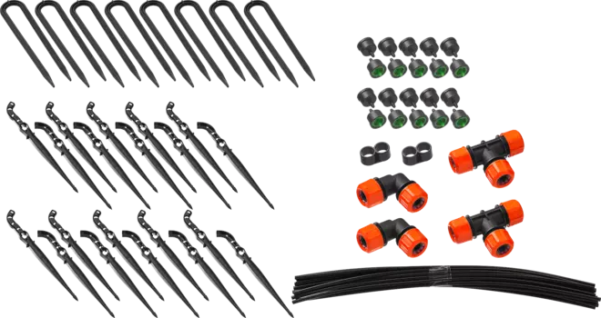 Комплект расширительный GRINDA, пла­стик, капельный, d = 1/2" (13 мм), 4 бар (425271)