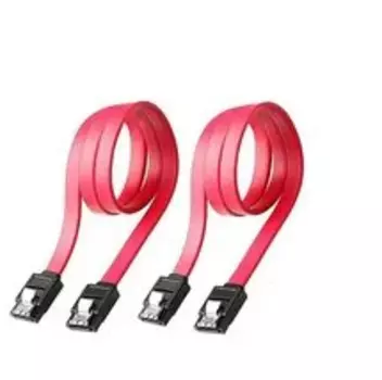 Комплект из 2шт шлейфов e2e4 SATA-SATA 3.0, прямой, 40см (OT-CAB-SATA3-0.4M2)