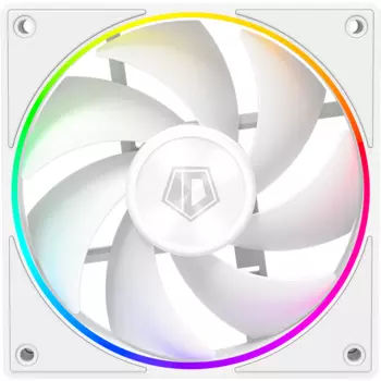 Комплект вентиляторов ID-COOLING AF-127-ARGB-W TRIO, 120 мм, 2000rpm, 29.9 дБ, 4-pin PWM, 3шт, белый, ARGB подсветка (IDC_AF-127-ARGB-W TRIO)