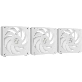 Комплект вентиляторов Lian Li UNI Fan P28 120 White, 120 мм, 2600rpm, 32.1 дБ, 4-pin PWM, 3шт, белый (G99.12P283W.R0)