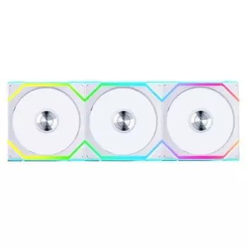 Комплект вентиляторов Lian Li UNI Fan SL WIRELESS 120, 120x124мм мм, 2000rpm, 28.5 дБ, 4-pin PWM, 3шт, белый, ARGB подсветка (G99.12SL1W3W.R0)