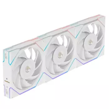 Комплект вентиляторов Lian Li UNI Fan TL LED 120 Reverse White, 124x120 мм мм, 2600rpm, 33 дБ, 4-pin PWM, 3шт, белый, ARGB подсветка (G99.12RTL3W.R0)