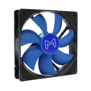 Комплект вентиляторов Mastero MF-120, 120 мм, 1500rpm, 22 дБ, 3-pin+4-pin Molex, 10шт, черный (MF120BFV1-10)