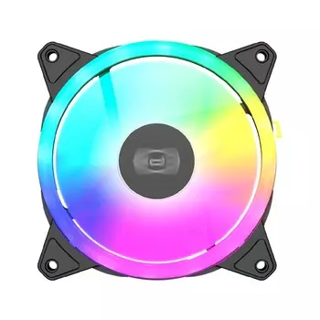 Комплект вентиляторов PCCooler F3 T120 ARGB BK, 120 мм, 1800rpm, 21.6 дБ, 4-pin PWM, 3шт, черный, ARGB подсветка (PCF_F3_T120_ARGB_BK3P)
