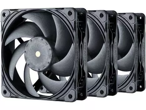 Комплект вентиляторов PHANTEKS PH-F120T30, 120 мм, 3000rpm, 39.7 дБ, 4-pin PWM, 3шт (PH_F120T30_BG_3P)