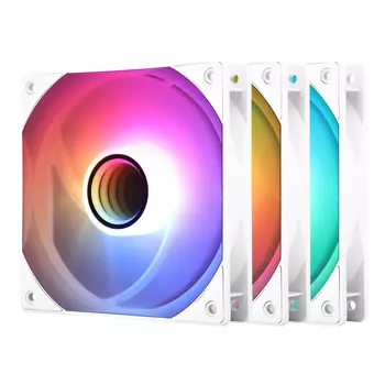 Комплект вентиляторов Thermalright TL-C12W-S V3, 120 мм, 1500rpm, 25.6 дБ, 4-pin PWM, 3шт, белый, ARGB подсветка (TPTL_C12W_S_V3_3pcs)