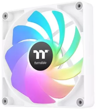 Комплект вентиляторов Thermaltake CT120 Sync Reverse ARGB, 120 мм, 2000rpm, 31.2 дБ, 4-pin, 2шт, белый, ARGB подсветка (CL-F175-PL12SW-A)