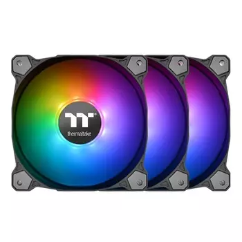 Комплект вентиляторов Thermaltake Pure 14 ARGB Sync Radiator Fan TT Premium Edition, 140 мм, 1400rpm, 30.4 дБ, 4-pin PWM, 3шт, ARGB (CL-F080-PL14SW-A)
