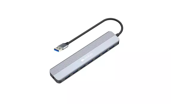 Концентратор ORIGO OU2270P, 7xUSB 3.0, серебристый (OU2270P/A1A)