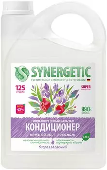Кондиционер-бальзам SYNERGETIC "Нежный ирис и гранат", 3.75л. (4607971452300)