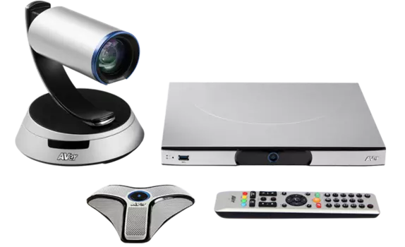 Конференц-камера AVer SVC500, 1920x1080, микрофон: внешний, черный/серебристый