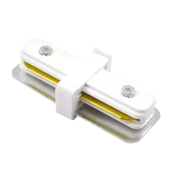 Коннектор JazzWay PTR CI-WH для шинопроводов, прямой, белый (5010765)