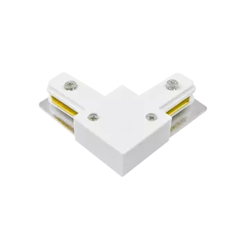 Коннектор JazzWay PTR CL-WH для шинопроводов, угловой, белый (5010840)