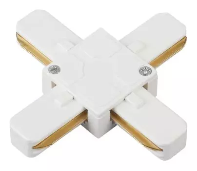 Коннектор Эра TR7-C 2W X WH для шинопроводов, Х-образный, белый (Б0032179)