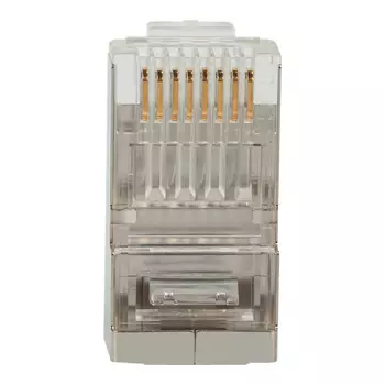 Коннектор RJ-45 8P8C категория 6, 100 шт., 3 зубца, Datarex (DR-3005)