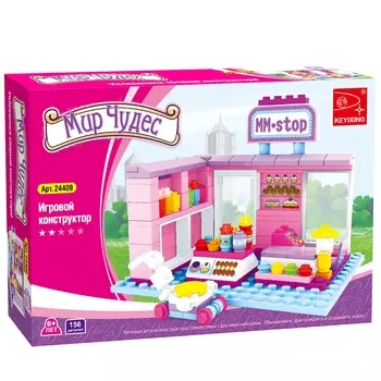 Конструктор KEYIXING "Мир чудес: Магазин сладостей", деталей: 152 (K-24409)