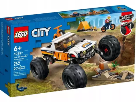 Конструктор LEGO City Great Vehicles 4x4 Off-Road Vehicle, деталей: 252 (60387)
