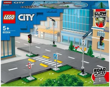 Конструктор LEGO City Town Дорожные пластины, деталей: 112 (60304)