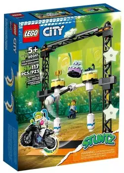 Конструктор LEGO City Вызов трюков с нокдауном, деталей: 117 (60341)