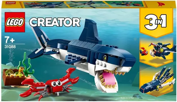 Конструктор LEGO Creator Обитатели морских глубин, деталей: 230 (31088)