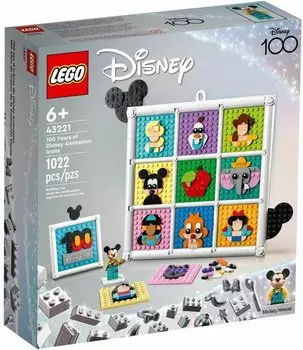Конструктор LEGO Disney 100 лет анимации Дисней, деталей: 1022 (43221)