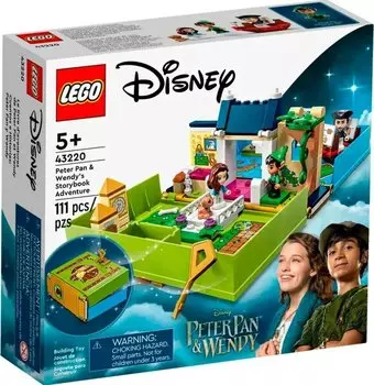 Конструктор LEGO Disney Книга приключений Питера Пена и Венди, деталей: 111 (43220)