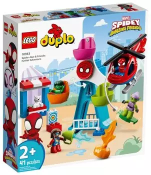 Конструктор LEGO DUPLO Человек-паук и друзья: Приключения на ярмарке Выбор, деталей: 41 (10963)