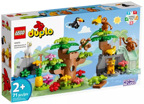 Конструктор LEGO DUPLO Дикие животные Южной Америки, деталей: 71 (10973)