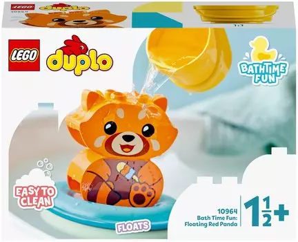 Конструктор LEGO Duplo Приключения в ванной: Красная панда на плоту, деталей: 5 (10964)