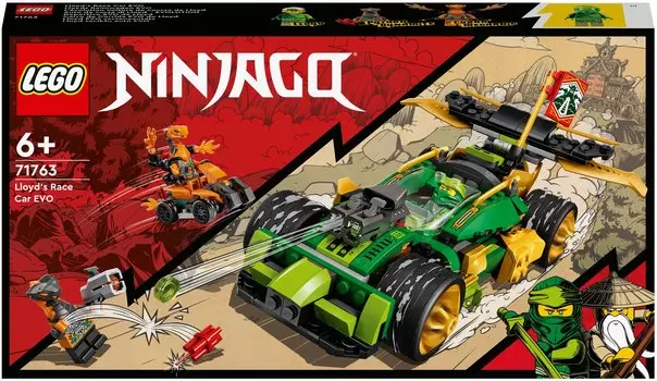 Конструктор LEGO Ninjago Гоночный автомобиль ЭВО Ллойда, деталей: 279 (71763)