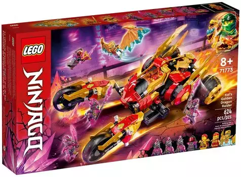 Конструктор LEGO NINJAGO Налетчик Золотого Дракона Кая, деталей: 624 (71773)