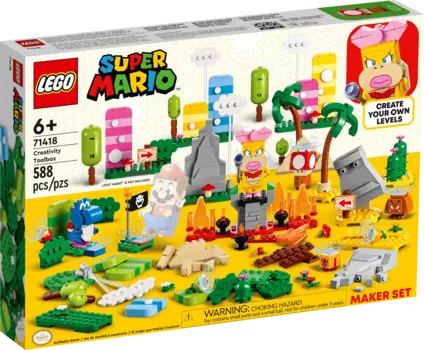 Конструктор LEGO Super Mario Набор инструментов для творчества, деталей: 588 (71418)