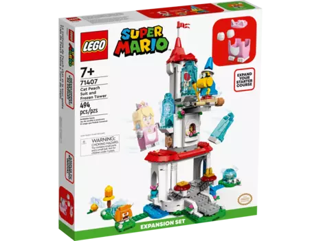 Конструктор LEGO Super Mario Персиковый костюм кошки и Ледяная башня, деталей: 494 (71407)