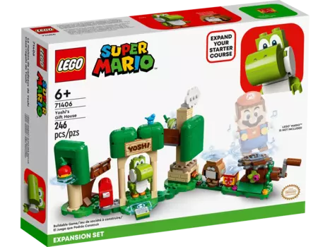 Конструктор LEGO Super Mario Подарочный дом Йоши, деталей: 246 (71406)