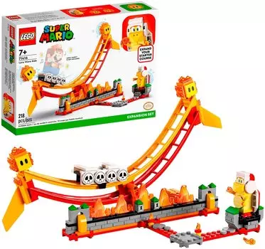 Конструктор LEGO Super Mario Поездка на волне лавы, деталей: 218 (71416)