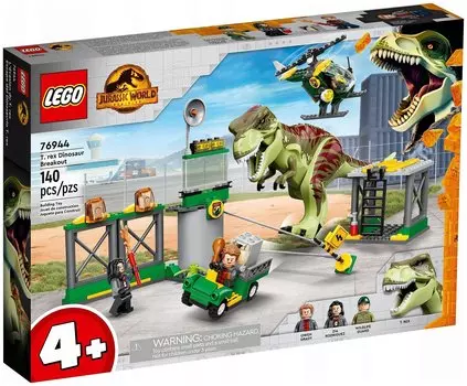 Конструктор LEGO T. rex Dinosaur Breakout, деталей: 140 (76944)