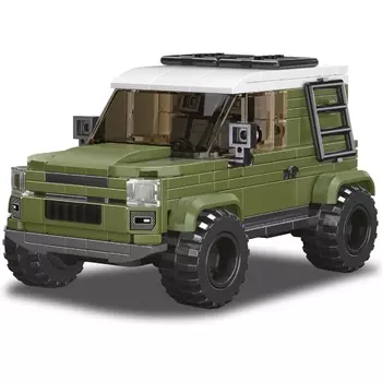 Конструктор Mioshi Tech "Городские автомобили: Зелёный внедорожник", деталей: 266 (MTE0709-072)
