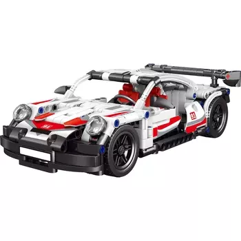 Конструктор Mioshi Tech "Пуллбэк: Белый спорткар", деталей: 446 (MTE0709-032)