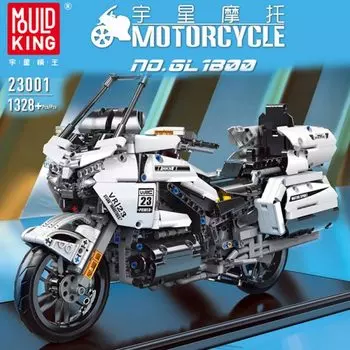 Конструктор MOULD KING 2018 Honda Gold Wing GL1800 1:7, деталей: 1328 (23001)