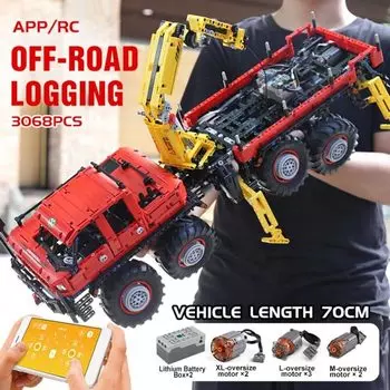 Конструктор MOULD KING Articulated 8×8 Off-Road Remote Control Truck, деталей: 3068 (13146)