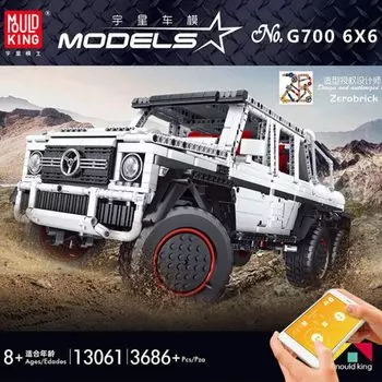 Конструктор MOULD KING Mercedes-Benz G700 6×6, деталей: 3686 (13061)
