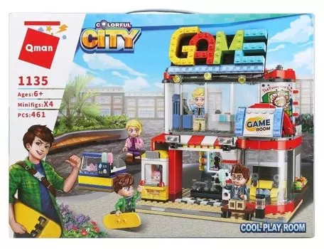 Конструктор Qman "Город: Игровой комплекс", деталей: 461 (C1135)