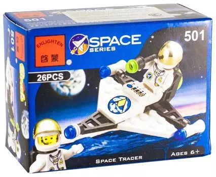 Конструктор Qman "Космолёт", деталей: 26 (C501/501)