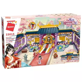 Конструктор Qman "Принцесса Азии: Дворец императора", деталей: 979 (C33015)