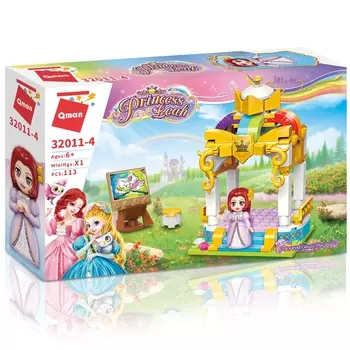 Конструктор Qman Принцесса Лея: Арка художницы, деталей: 113 (C32011-4)