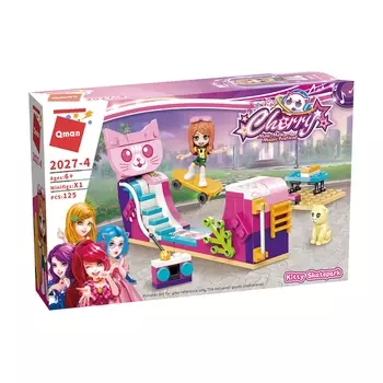 Конструктор Qman "Розовый мир: Скейт-парк", деталей: 125 (C2027-4)